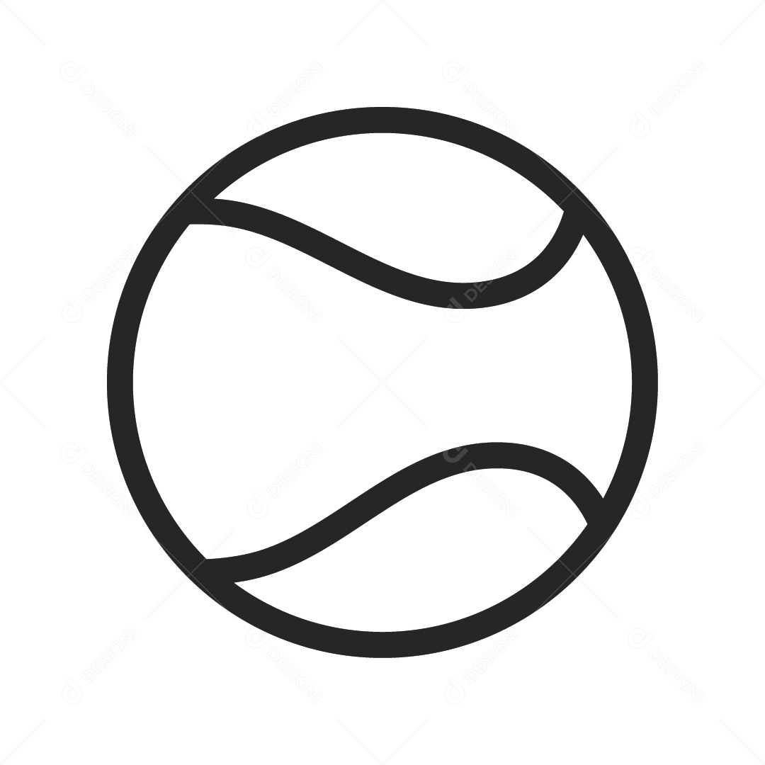 Bola de Baseball Preto e Branco Ilustração Vetor EPS