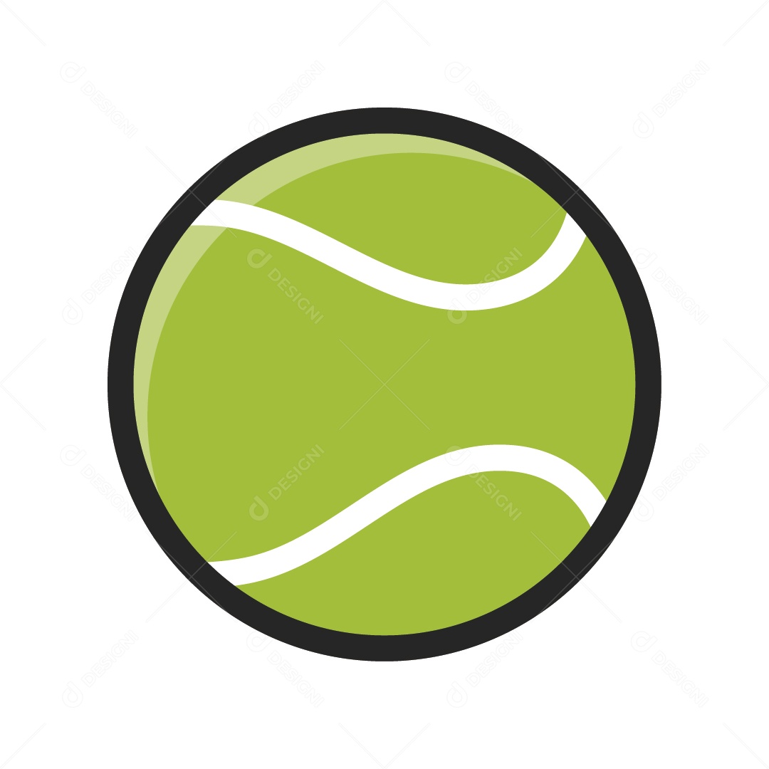 Bola de Baseball Verde Ilustração Vetor EPS