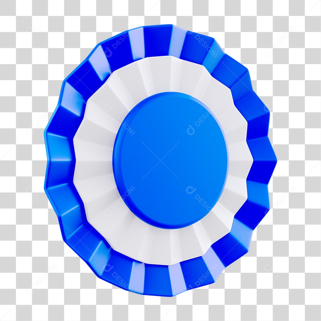 Elemento 3D Elemento Flor de Papel Bandeira do Brasil para Composição PNG Transparente