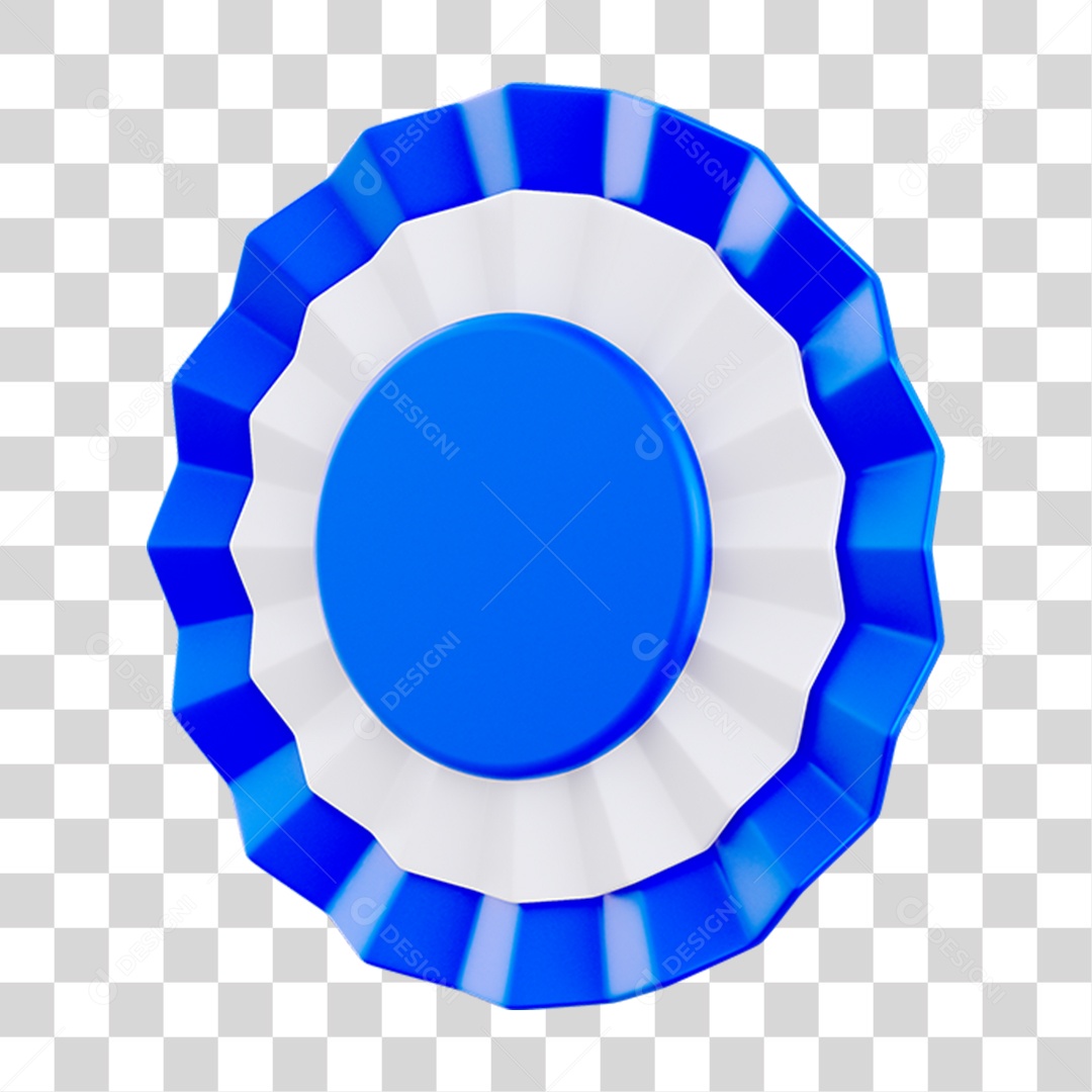 Elemento 3D Elemento Flor de Papel Bandeira do Brasil para Composição PNG Transparente