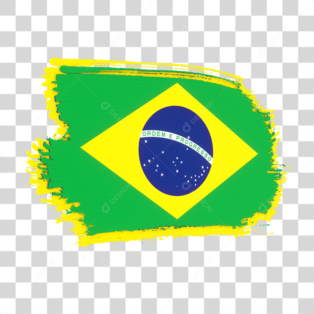 Elemento 3D 7 de Setembro para Composição PNG Transparente