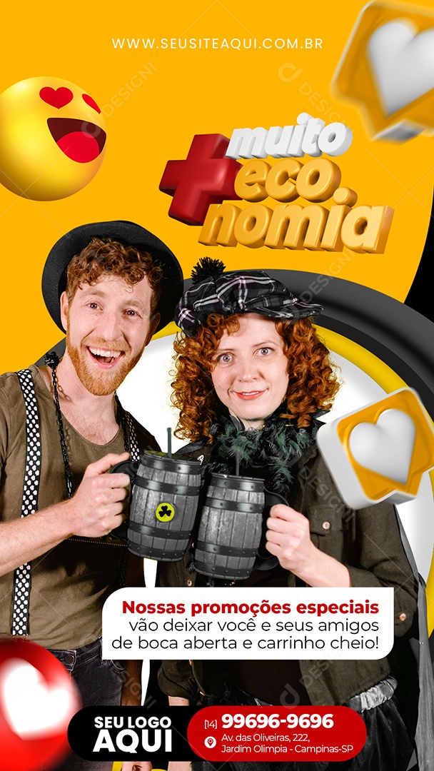 Story Nossas Promoções Especiais Social Media PSD Editável