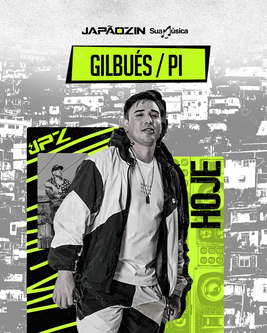 Flyer Hoje Social Media PSD Editável