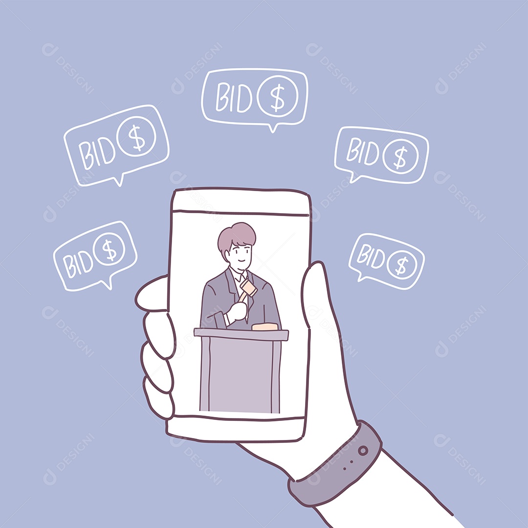 Compras Online Vetor EPS