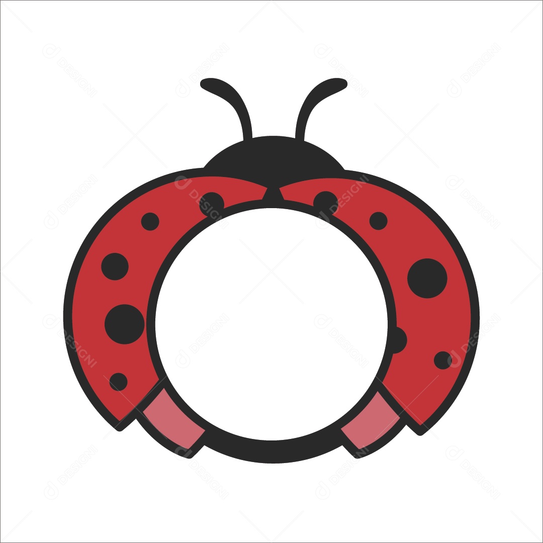 Joaninha Ilustração Vetor EPS