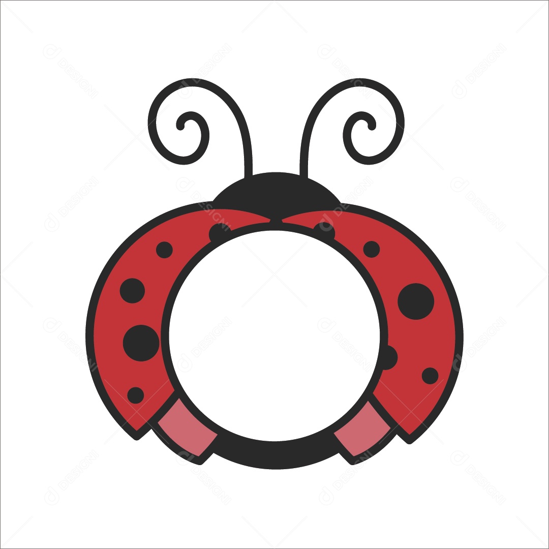 Joaninha Ilustração Vetor EPS