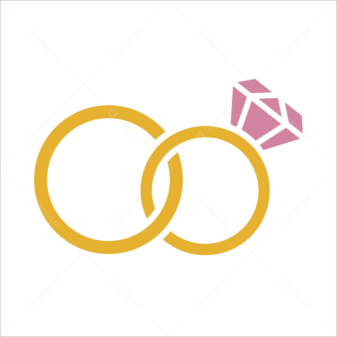 Anel e Alianças Ilustrações Vetor EPS
