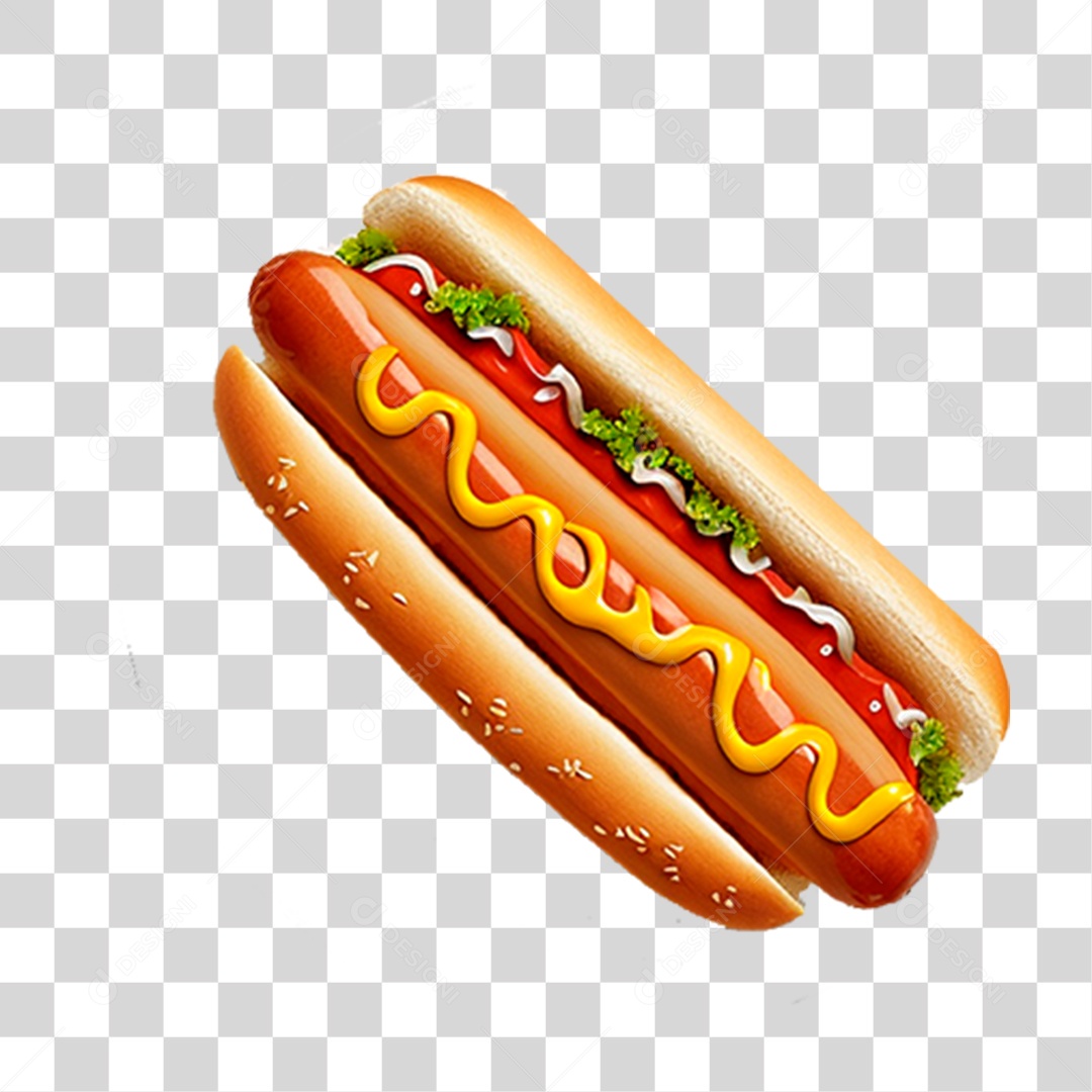 Cachorro Quente Hot-Dog PNG Transparente