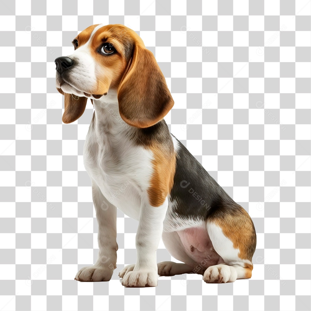 Cachorro Sentado PNG Transparente