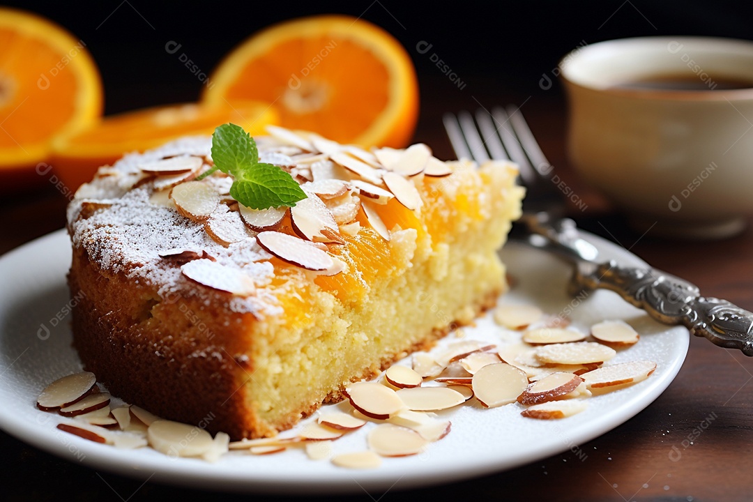 Bolo De Laranja E Amêndoa Sem Glúten