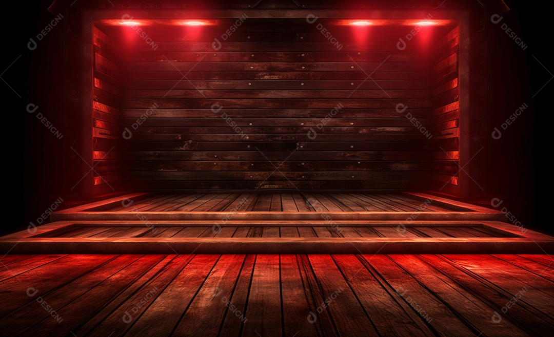 Fundo cenário futurístico colorido