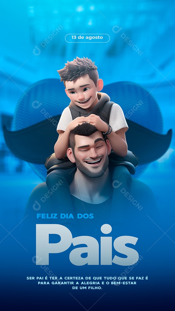 Story Feliz Dia Dos Pais Social Media PSD Editável