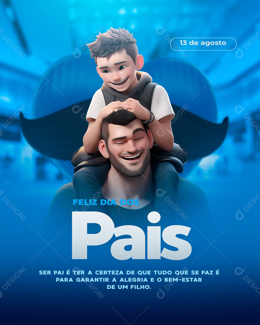 Happy Father's Day Editable Social Media PSD