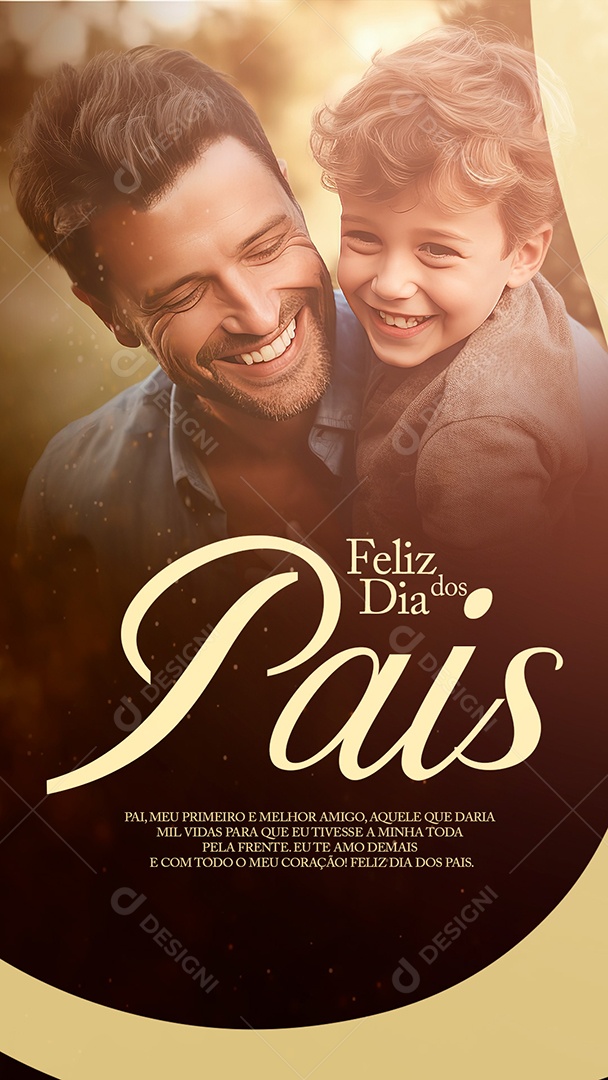 Story Feliz Dia Dos Pais Social Media PSD Editável