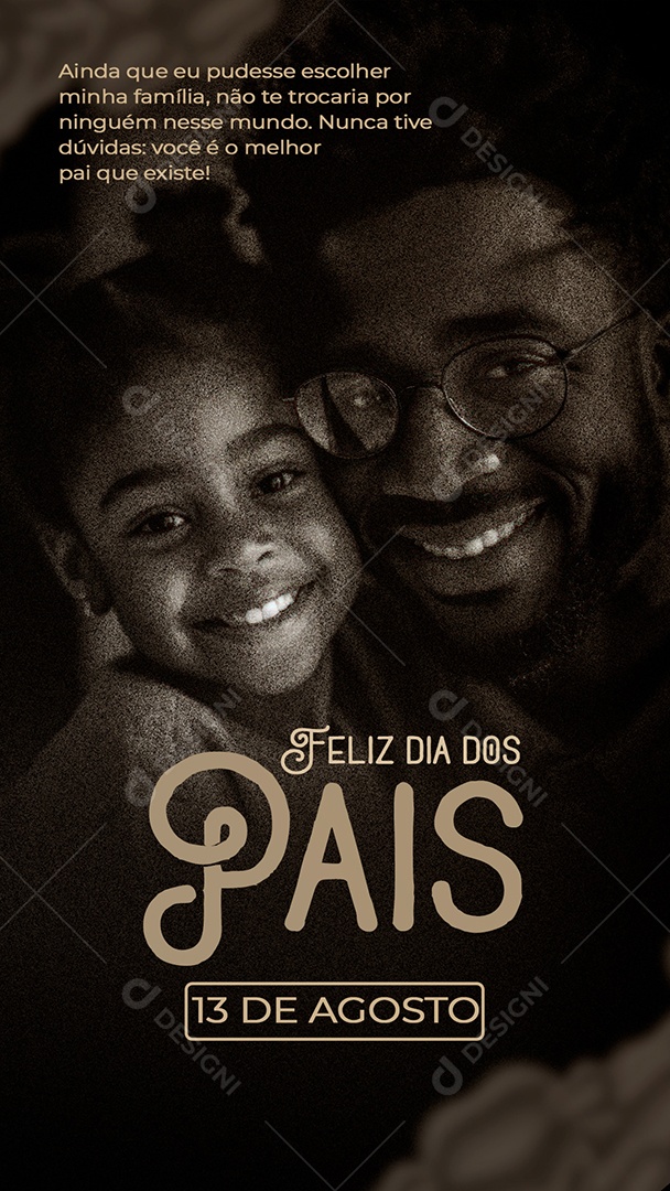 Story Feliz Dia Dos Pais Social Media PSD Editável