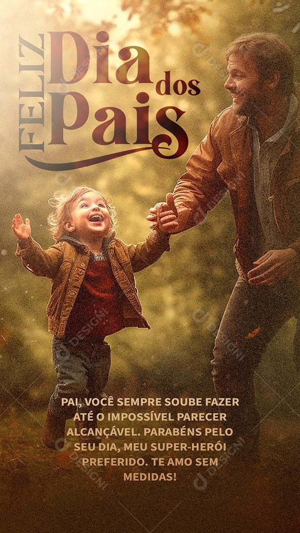 Story Feliz Dia Dos Pais Social Media PSD Editável