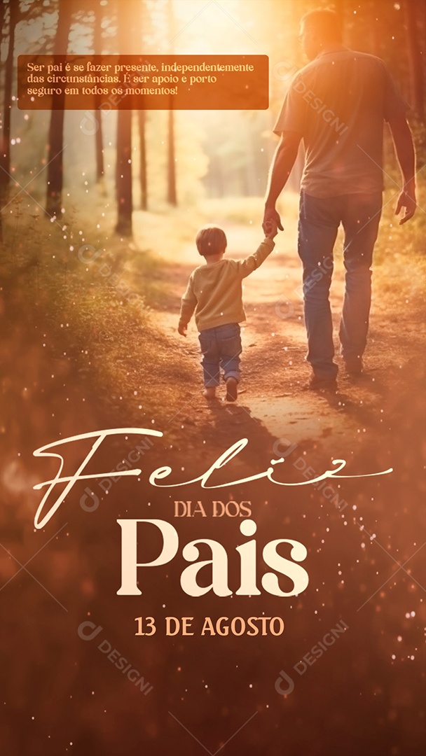 Story Feliz Dia Dos Pais Social Media PSD Editável
