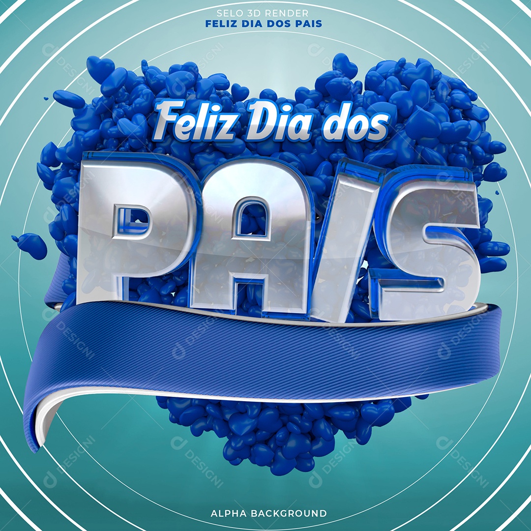 Feliz dia dos Pais Social Media PSD Editável