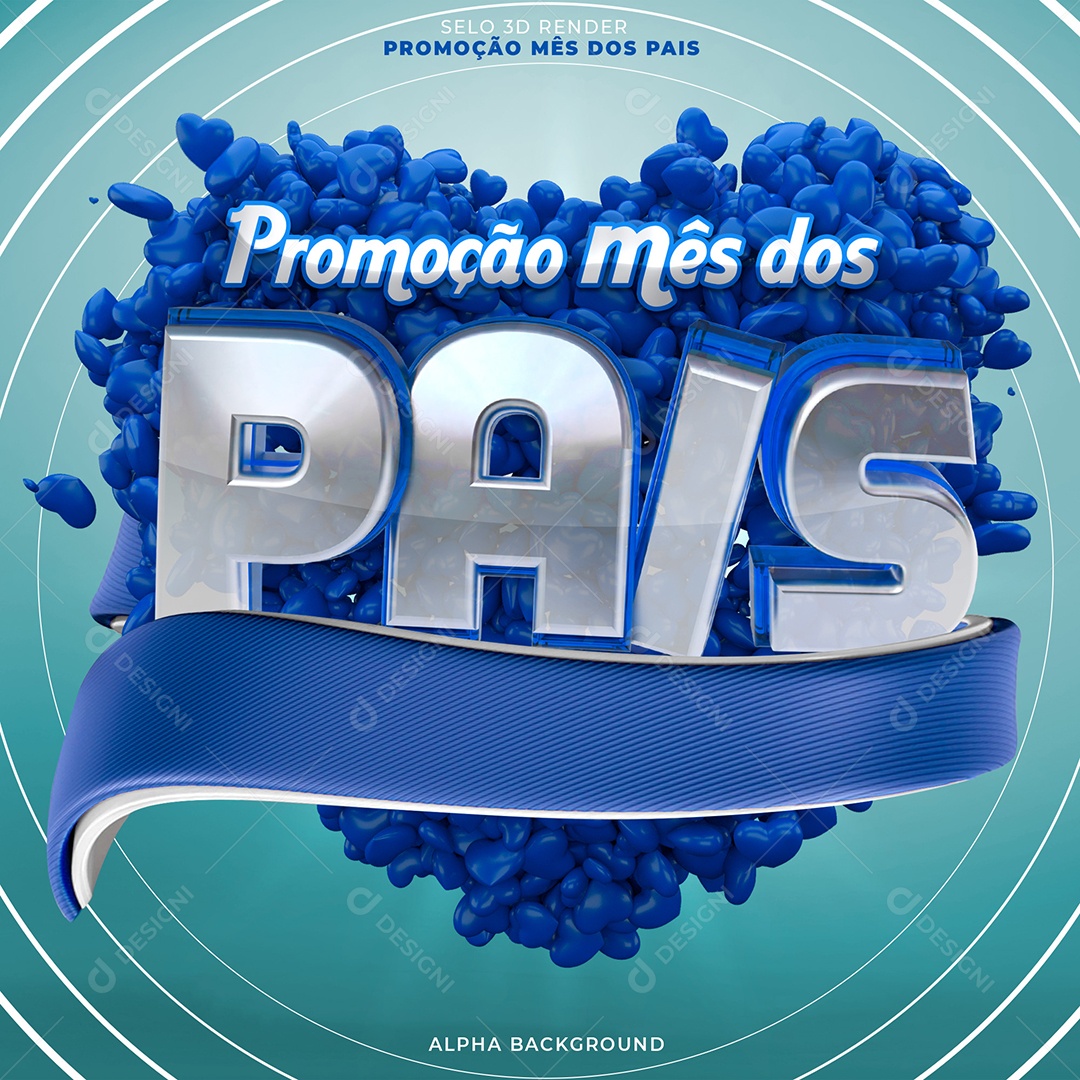 Promoção Mês dos Pais Social Media PSD Editável