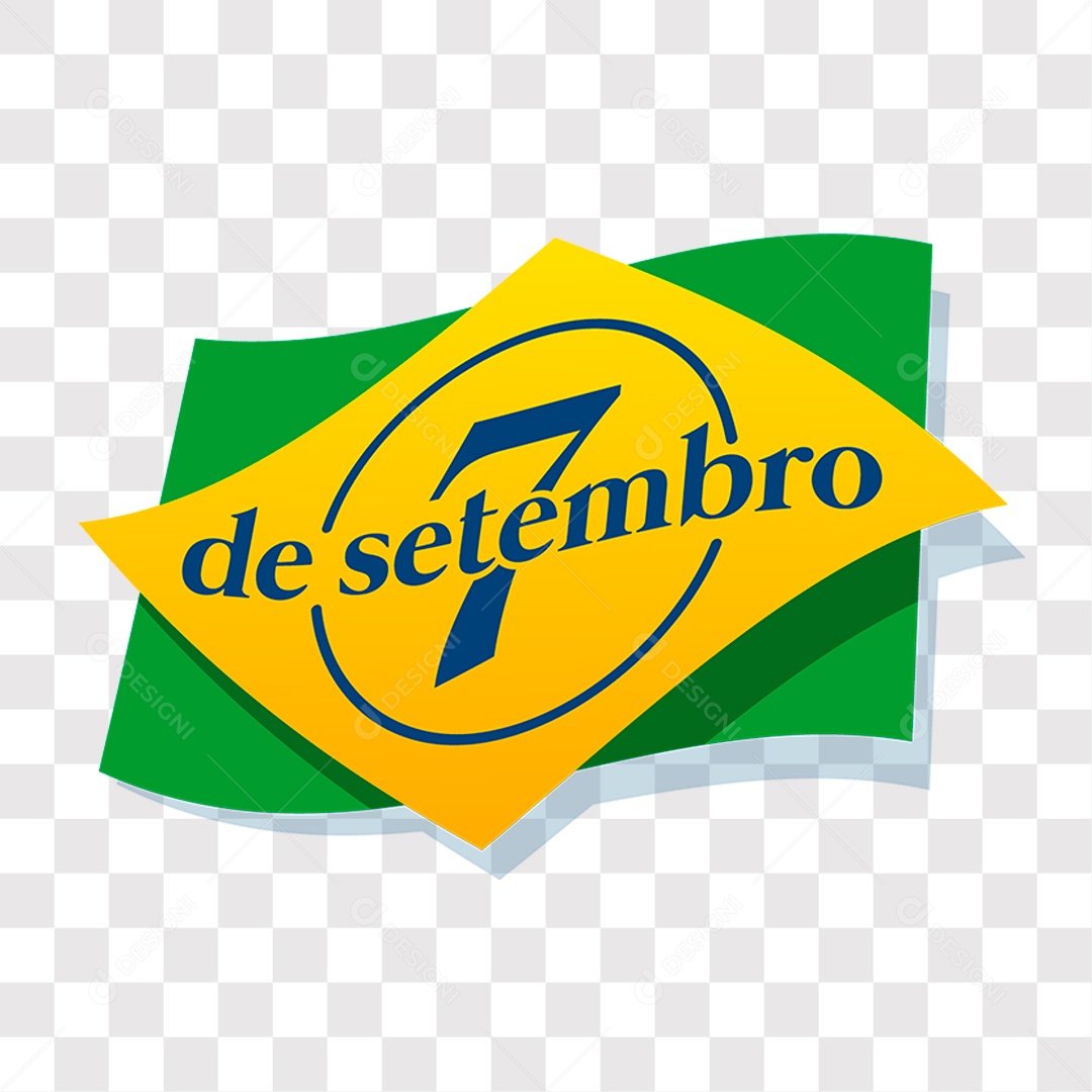 Lettering 7 de Setembro EPS + PNG
