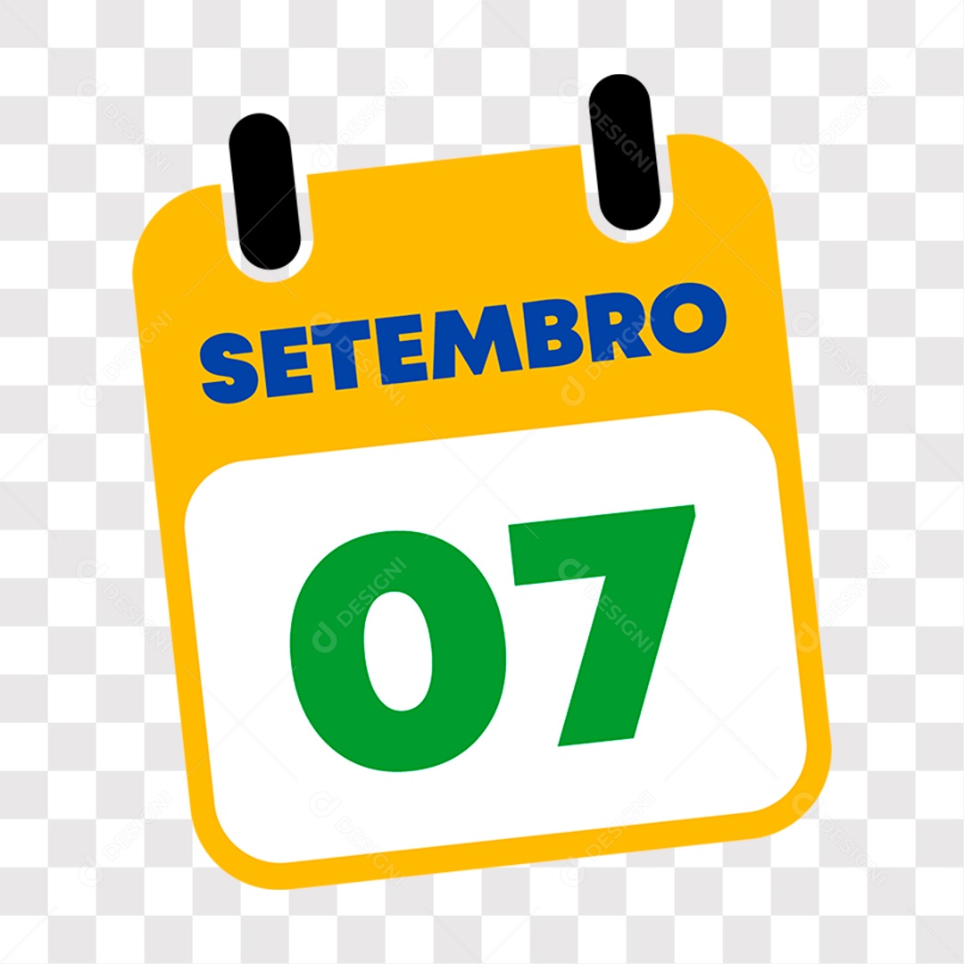 Lettering 7 de Setembro EPS + PNG