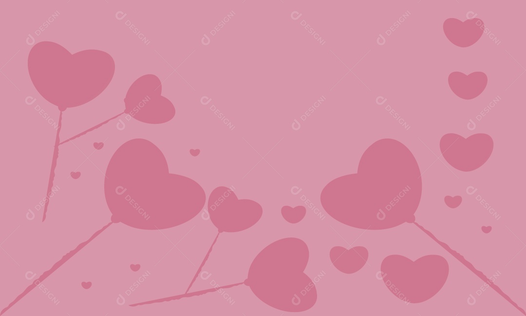 Padrão de Corações Vetor EPS