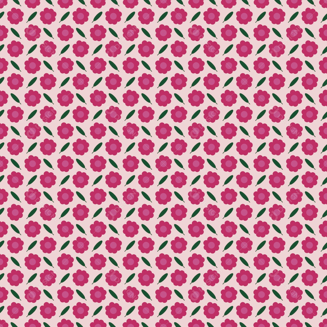 Padrão de Flores Vetor EPS