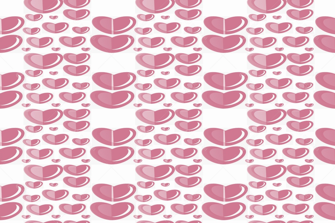 Padrão de Corações Vetor EPS