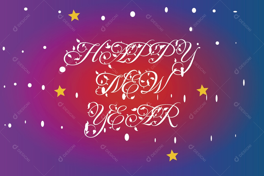 Feliz Ano Novo Vetor EPS