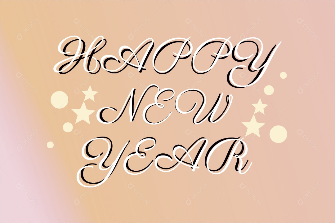 Feliz Ano Novo Vetor EPS