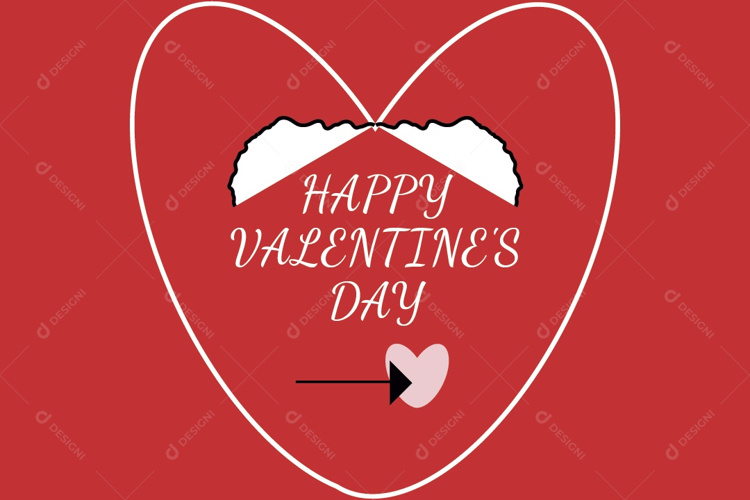 Feliz Dia dos Namorados Vetor EPS