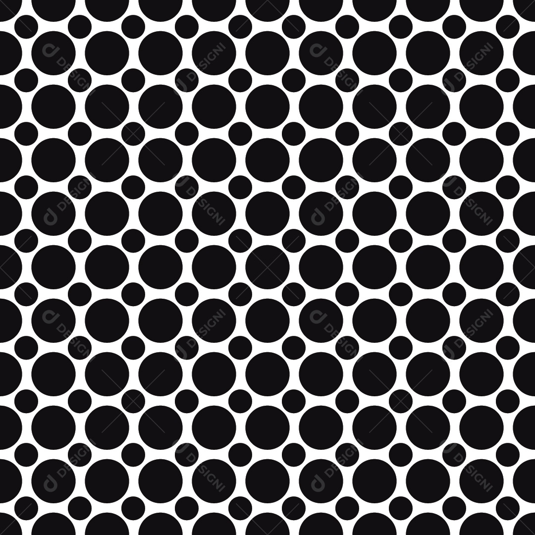 Padrão de Círculos Ilustração Vetor EPS