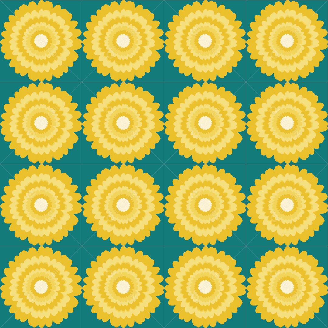 Padrão de Fores Ilustração Vetor EPS