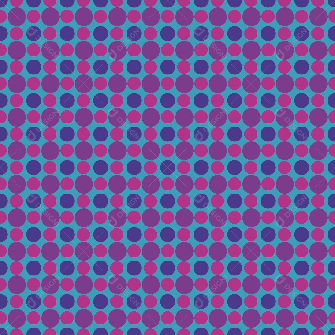 Padrão de Círculos Ilustração Vetor EPS