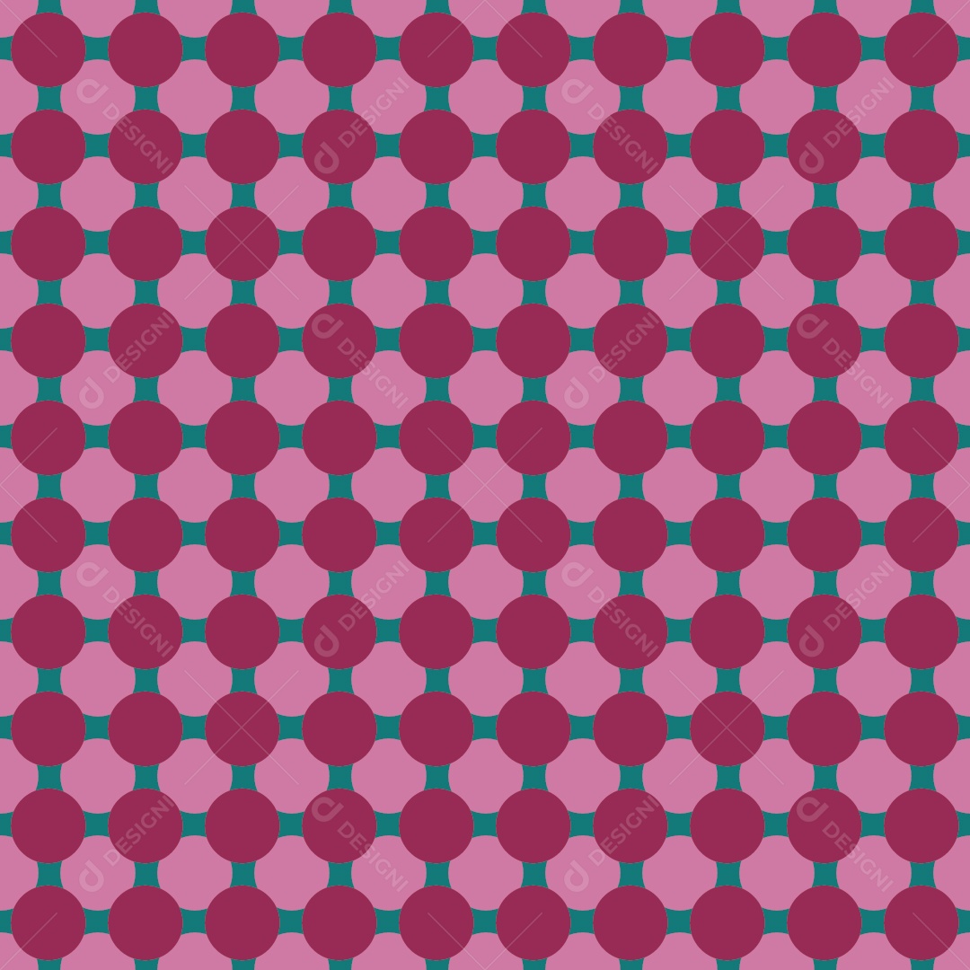 Padrão em Círculos Vetor EPS