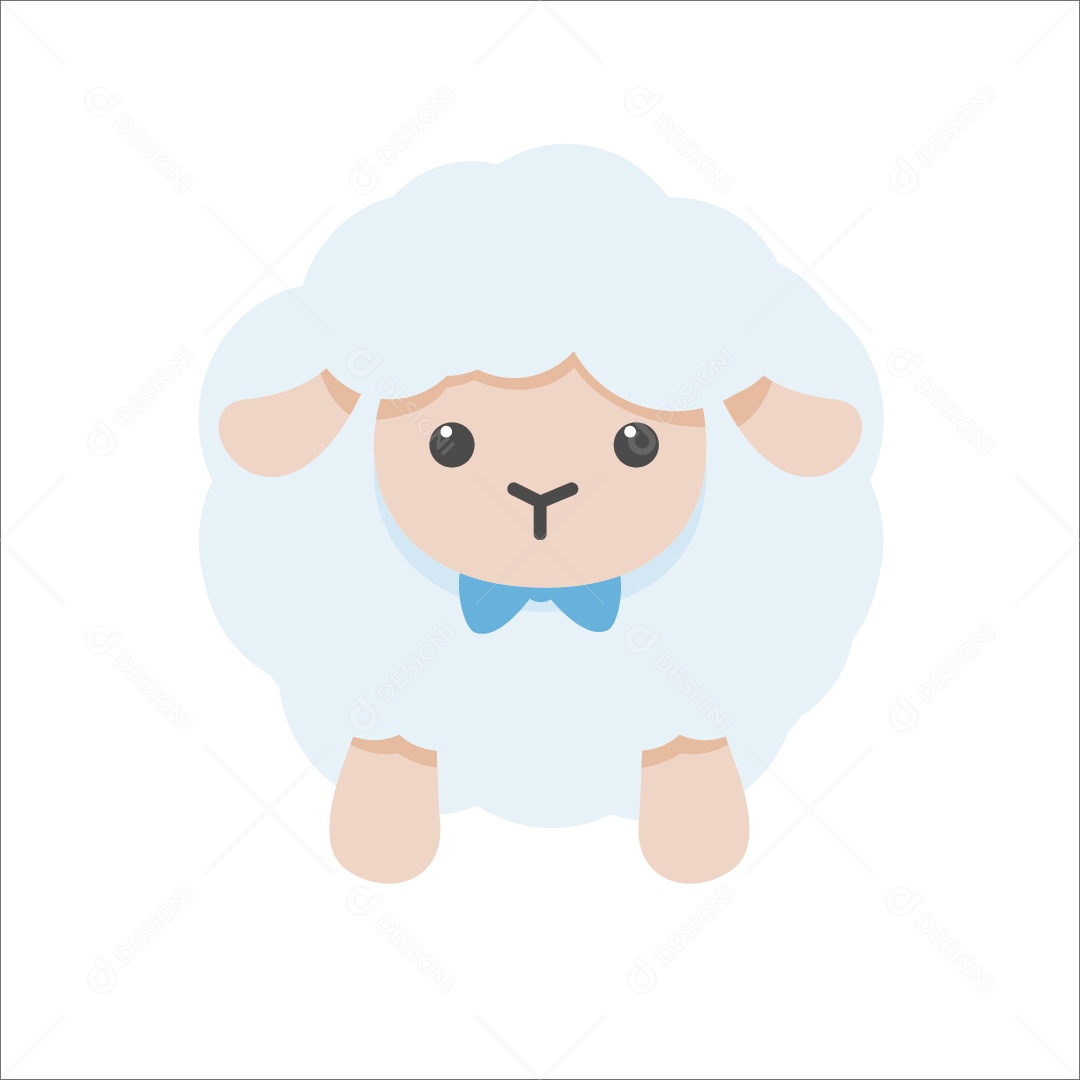 Ovelha Ilustração Vetor EPS