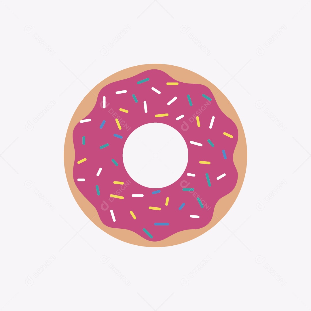 Rosquinha Donut Rosca Ilustração Vetor EPS