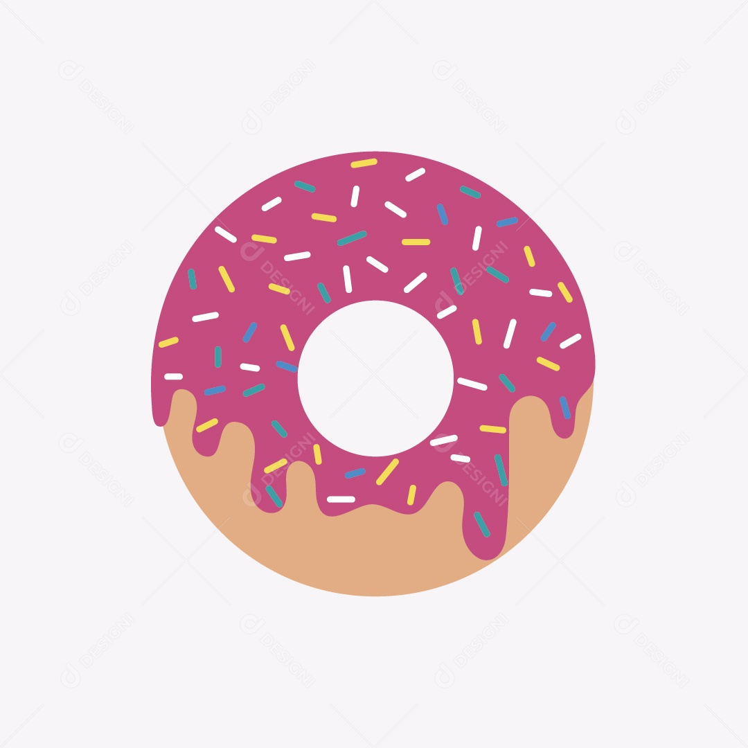 Rosquinha Donut Rosca Ilustração Vetor EPS