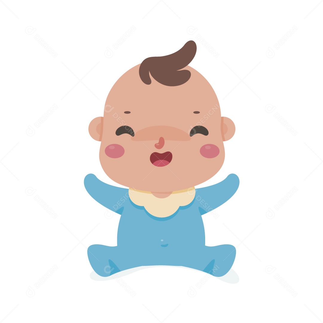 Ilustração de Bebê Vetor EPS