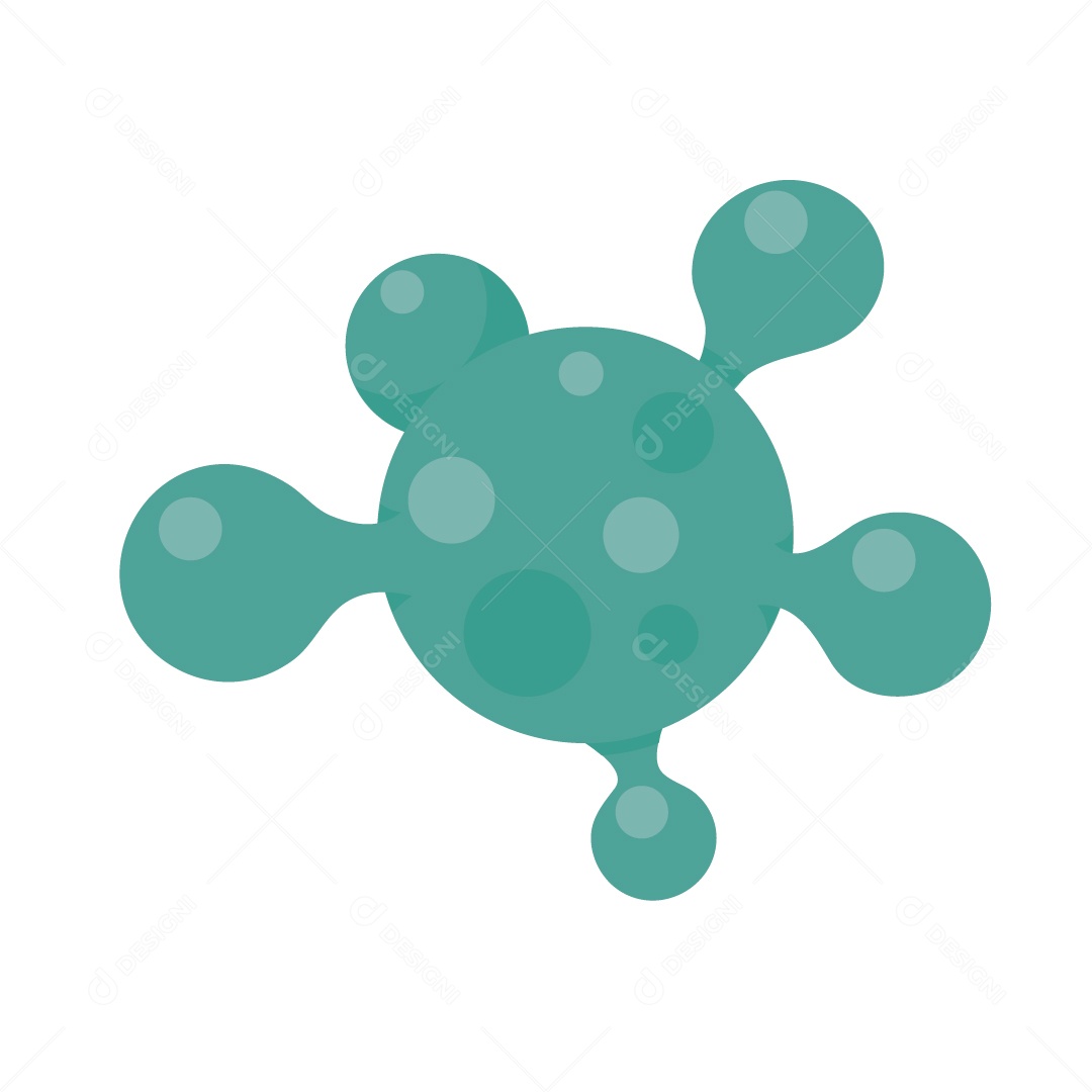 Ícone de Coronavírus Ilustração Vetor EPS