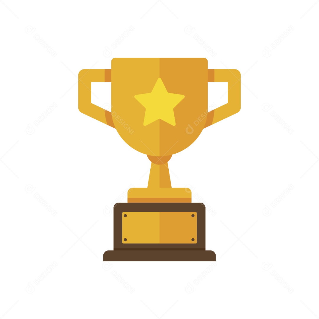 Troféu de Campeão Ilustração Vetor EPS