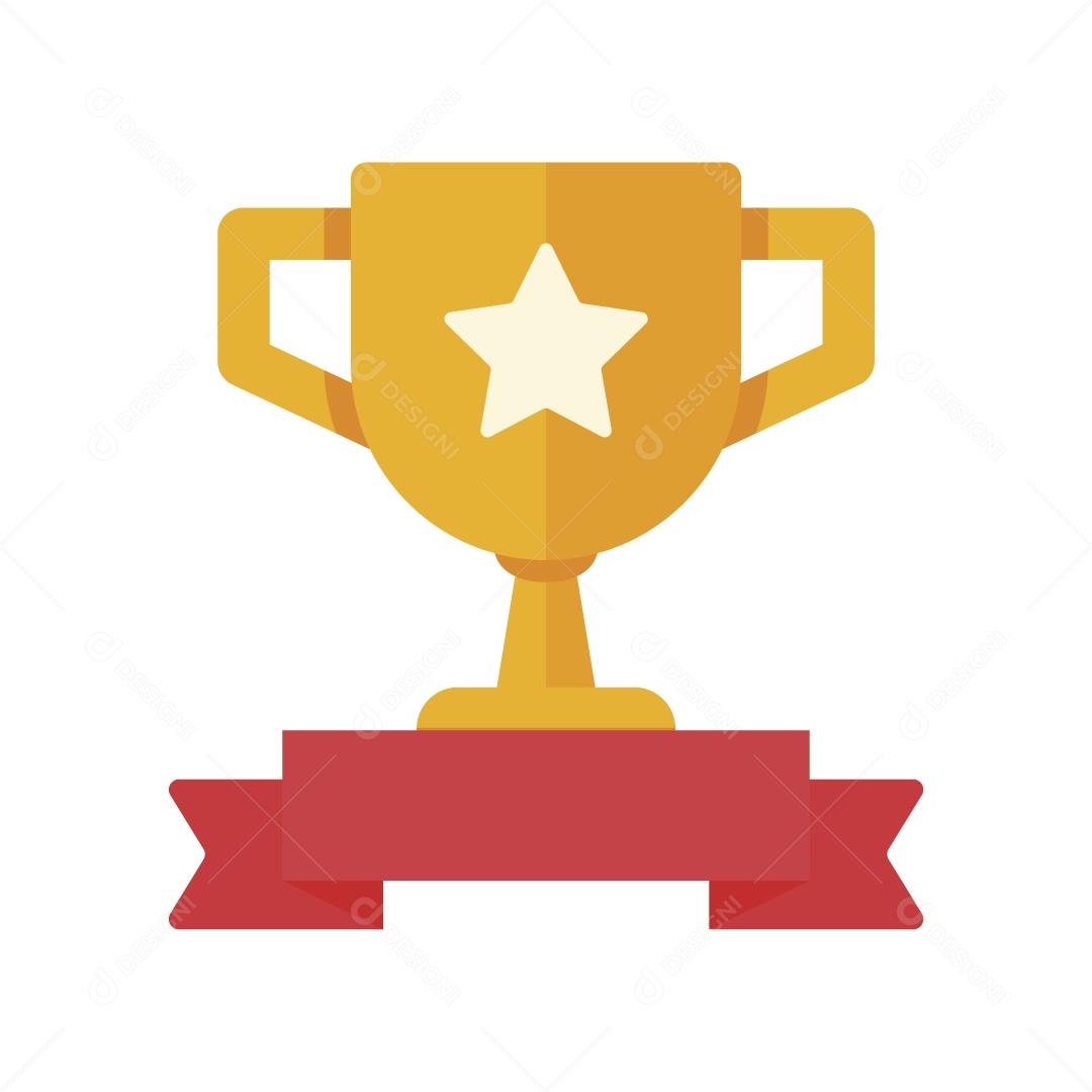 Troféu de Campeão Ilustração Vetor EPS