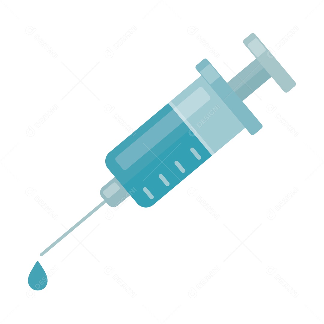 Ilustração de Vacina Contra Covid-19 Vetor EPS