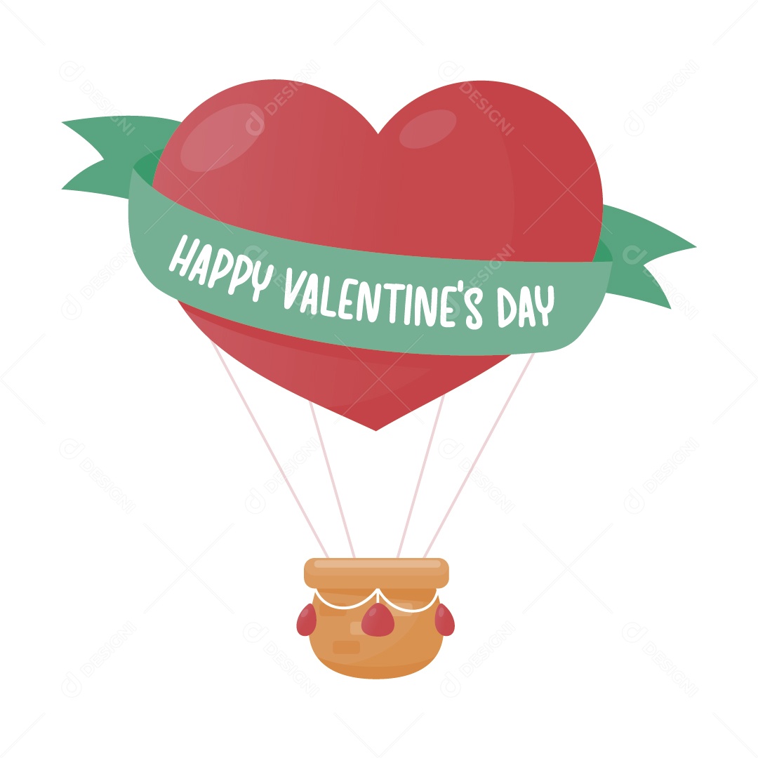 Feliz Dia dos Namorados Ilustração Vetor EPS