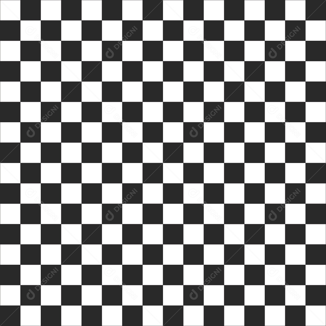Fundo Background Xadrez Preto e Branco Ilustração Vetor EPS