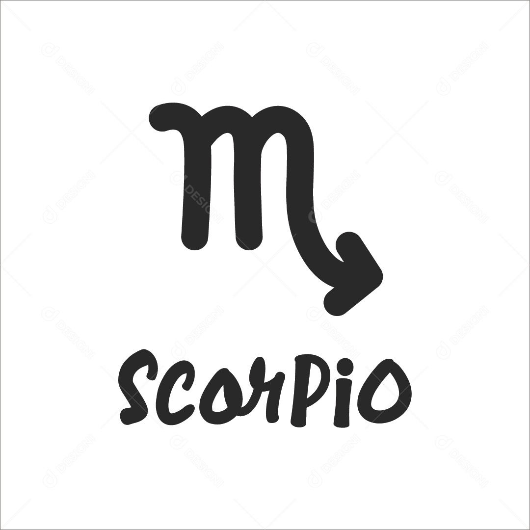 Escorpião Signo Do Zodíaco Ilustração Vetor EPS