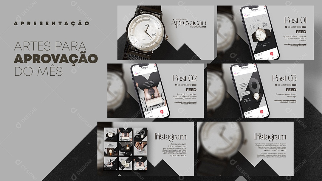 Proposta Comercial Relojoaria PSD Editável