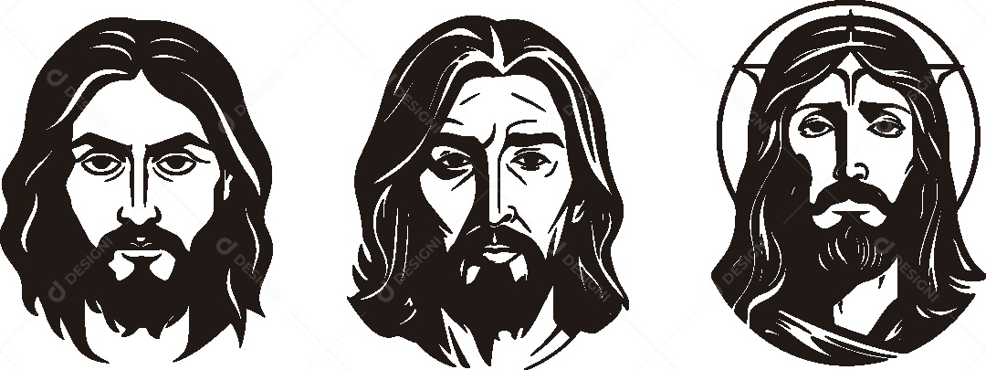 Jesus Cristo Ilustrações Vetor EPS
