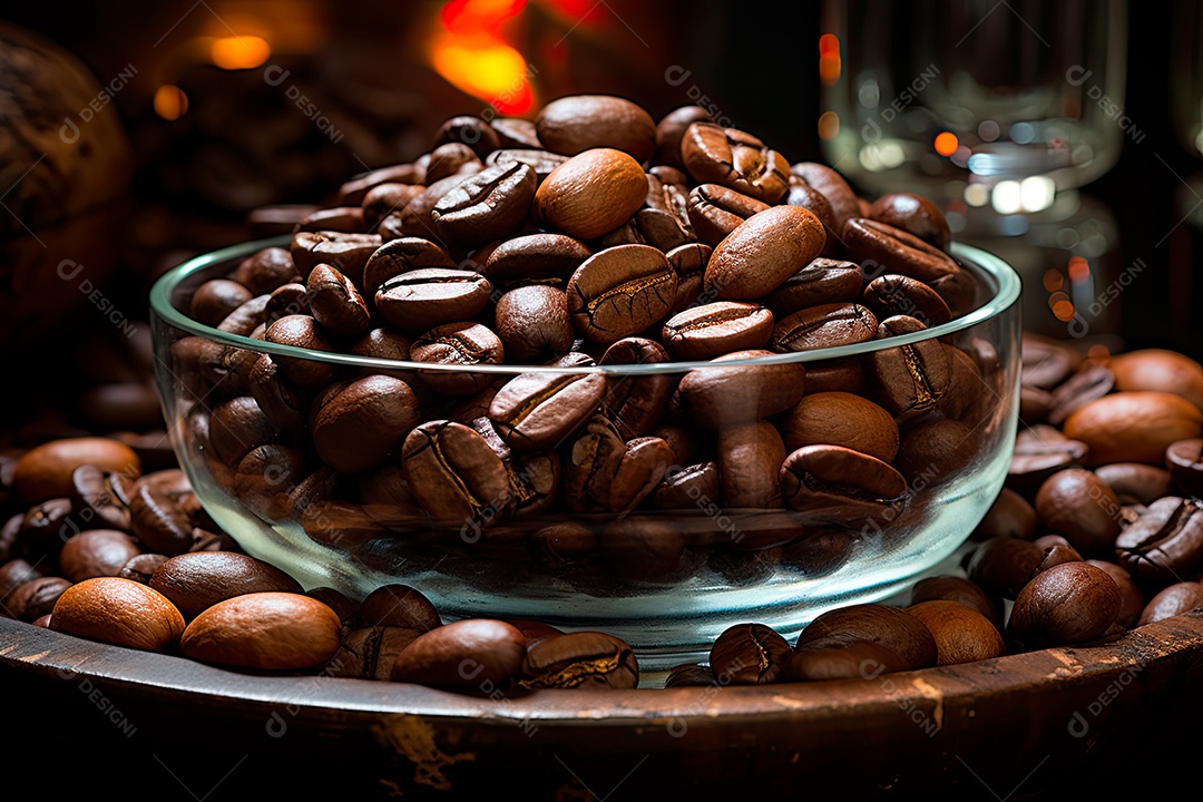 Grãos de café, dia internacional do café