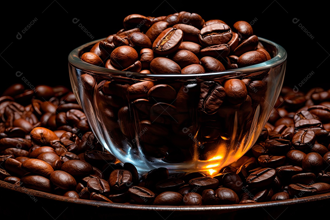 Grãos de café, dia internacional do café